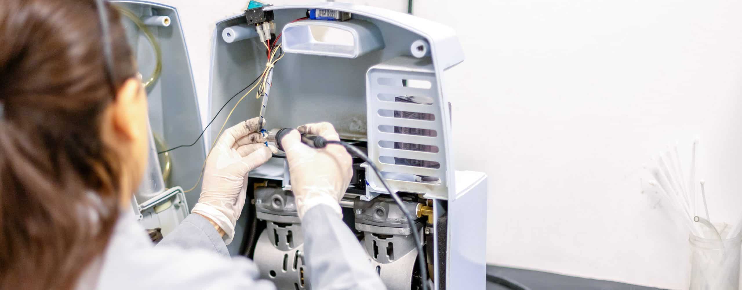 laser resistor trimming and laser via drilling in the medical device industry