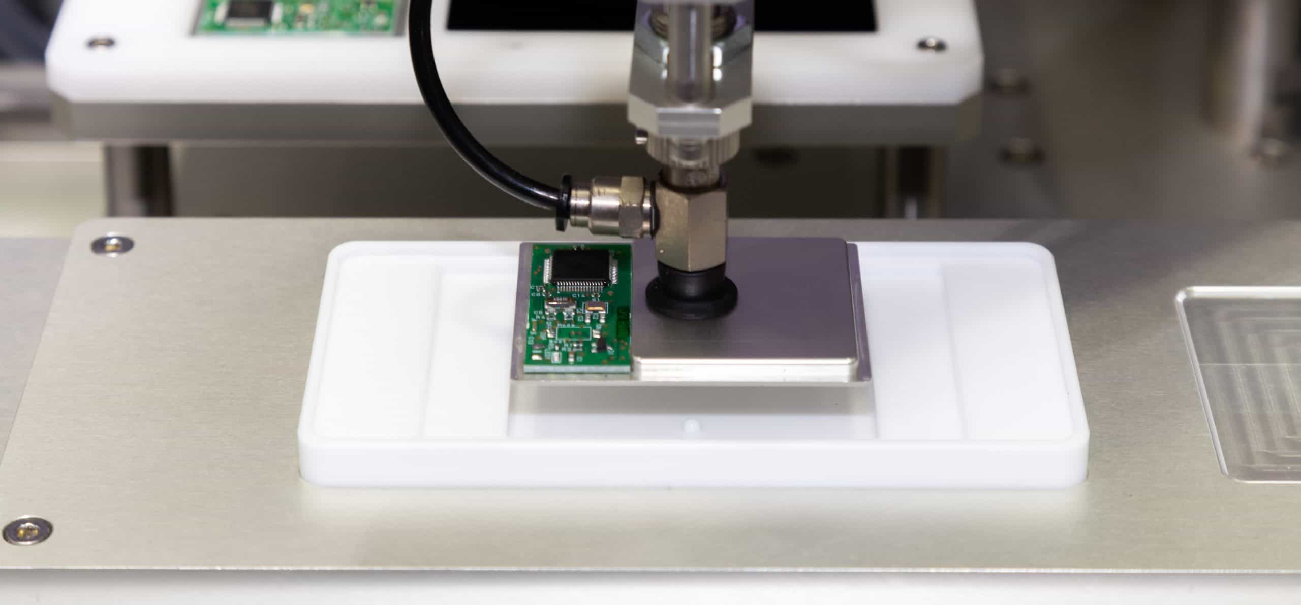laser resister trimming and laser via drilling in consumer electronics