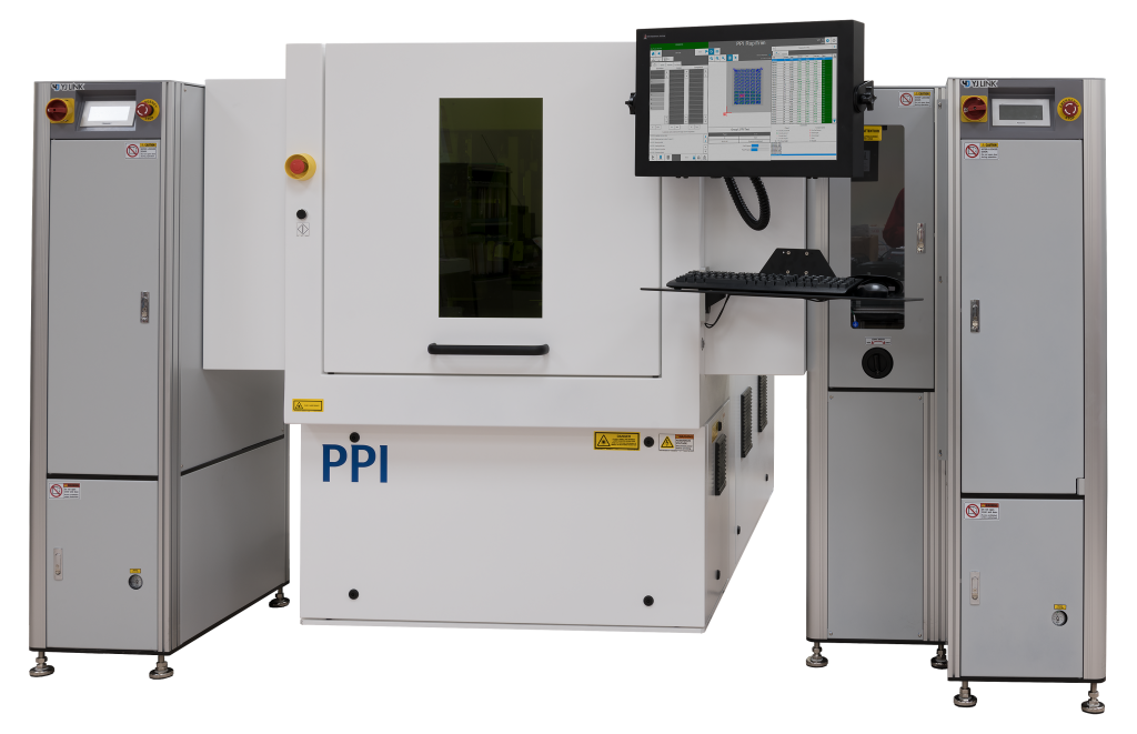 probe card laser resistor trimming system