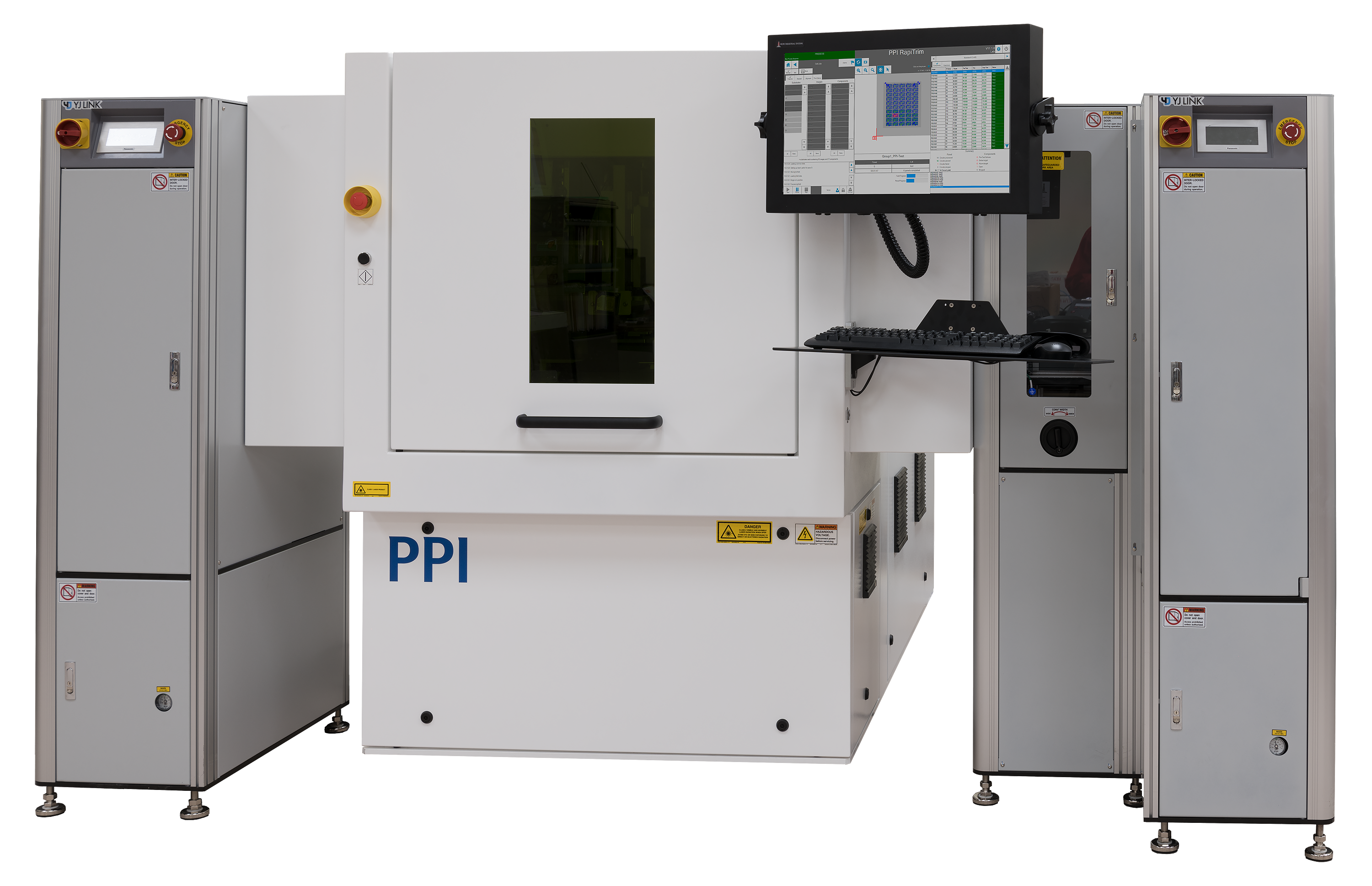 probe card laser resistor trimming system