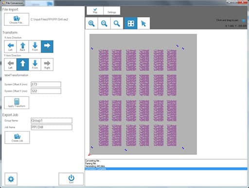 process tools for laser via drilling